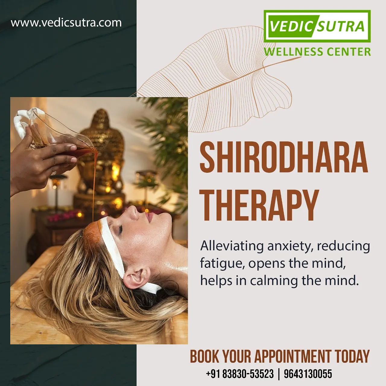 Benefits of Shirodhara