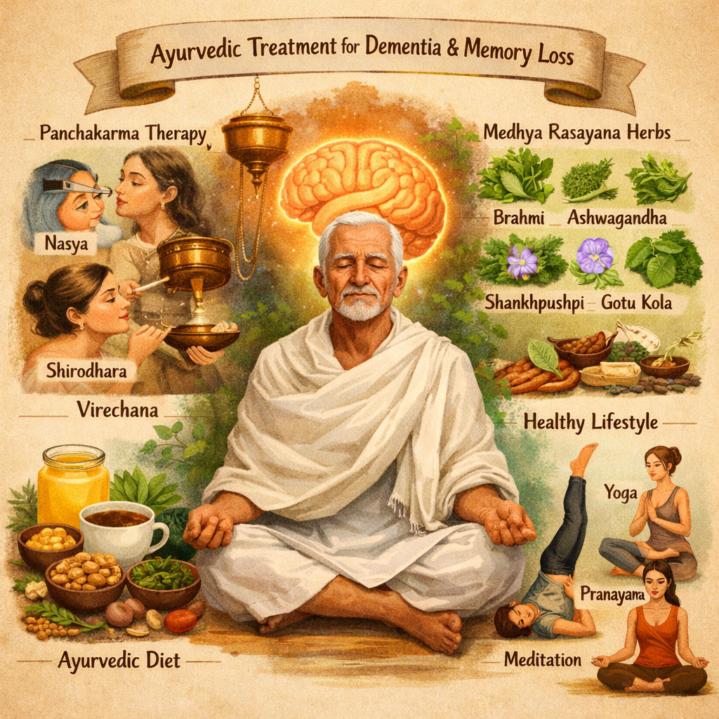 Ayurvedic treatment for dementia